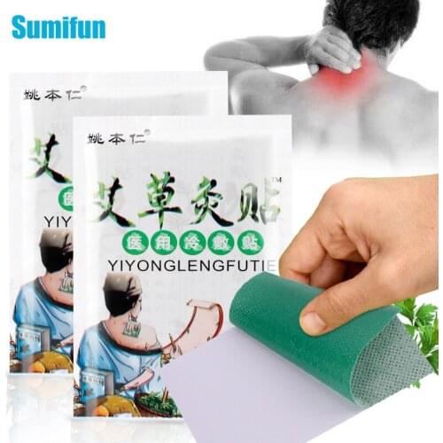 8Pcs Wormwood Cervical Vertebra Pain Relief Patch Joint Swelling Massage Plaster Arthritis Pain Killer Chinese Medical Plaster