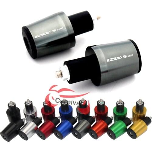 Motorcycle Accessories CNC Aluminum 7/8 '' 22MM Handlebar Bar Cap End Caps forSUZUKI GSX-S1000 / F / ABS 2015-2016