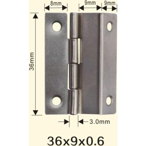 Freeshipping 36*9*0.6mm Iron Metal Hinge Sewing Machine Folding Table Furniture Flip Tray Hinges Big Door Hinges