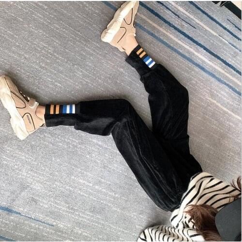 Girls Winter Pants Big Girls Pure Color Corduroy Causal Trousers Children Pocket Thicken Trousers Kids Clothes 8 10 12 14Year