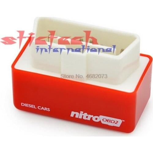 By dhl or ems 200 sets New Arrival NitroOBD2 Diesel Car Chip Tuning Interface Nitro OBD2 More Power / More Torque