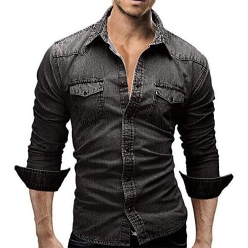 FMLEVANDER Men's Slim Fit Shirts