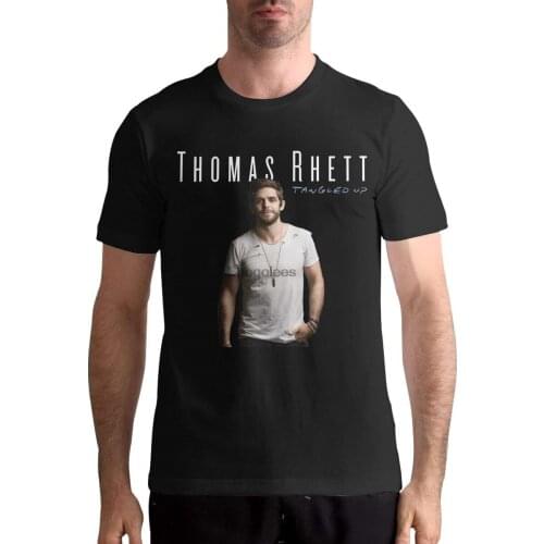 Denise K Steinbach THO-ma-s Rhe-tt T Shirt Mens Cotton Fashion Sports Casual Round Neck Short Sleeve Tees(1)