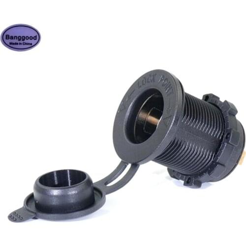 Cigarette Lighter Socket Power Outlet 12V 24V Motorcycle Car Auto Boat Tractor Waterproof Plug Receptacle Interior Accessories