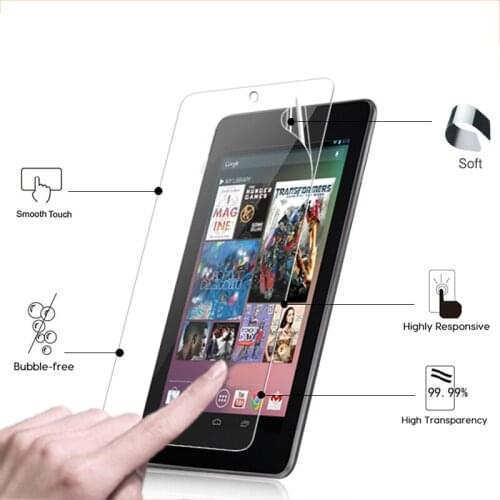 HD LCD Anti-Scratches Screen Protector Film For Google Nexus 7 2012 Me370t 7.0" tablet clear Glossy screen protective films