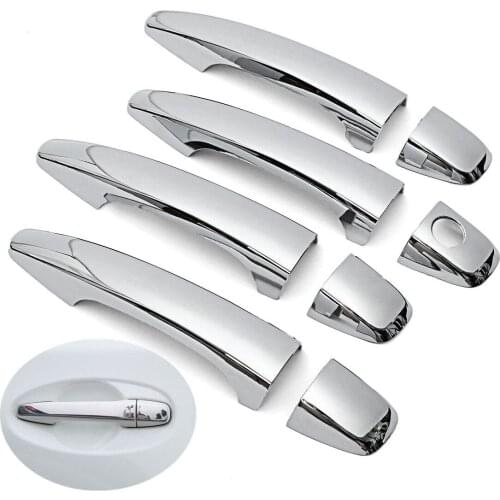 For Toyota Avalon XX40 2013-2018 New Chrome Car Door Handle Cover Trim Molding Sticker Styling Bezel Overlay
