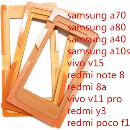 Glue Mould LCD Screen Glass Mold Holder for Vivo V15 V11 Pro Redmi 8A Note 8 Y3 F1 for Samsung A10S A40 A70 A80