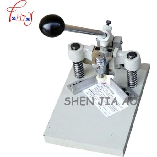 Small Manual Cut Round Machine BY-03 Album Business Card Chamfering Machine With Pressure Foot Cut Round Machine 1pc
