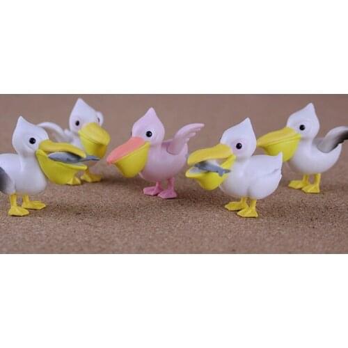 Mini pvc figure Pelican Toucan 5pcs/set