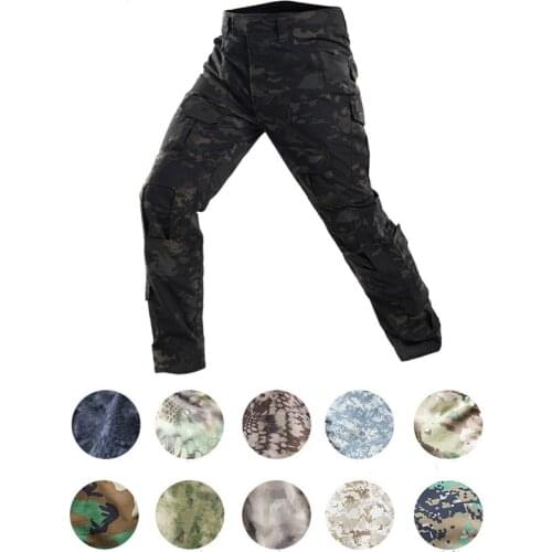 Men G3 Military Pants Gen3 Airsoft Tactical Cargo Pants Camo Army Soldier Combat Pants Camouflage Trousers Paintball Clothing