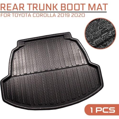 For TOYOTA COROLLA 2019 2020 Car Floor Mat Carpet Rear Trunk Anti-mud Cover