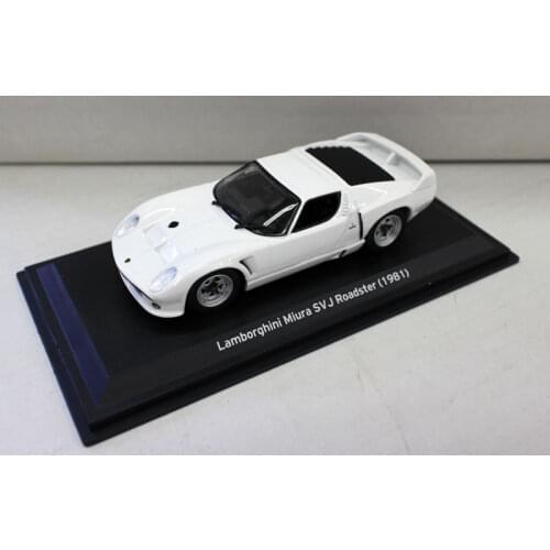 Original factory 1:43 Miura SVJ Roadster 1981 boutique alloy car toys for children kids toys Model original box
