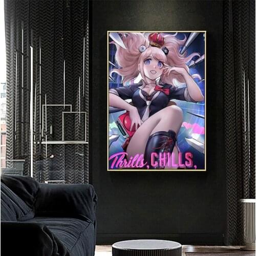 Popular Japanese Anime Manga Danganronpa Character Peripheral Poster Wallpaper HD PrintPainting Home Decoration