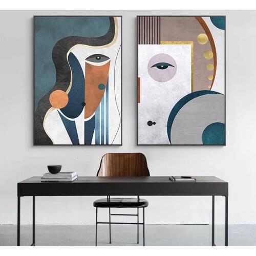 Modern Abstract Line Art Canvas Painting By Picasso Famous Posters and Prints Wall Art Pictures for Living Room Home Decoration