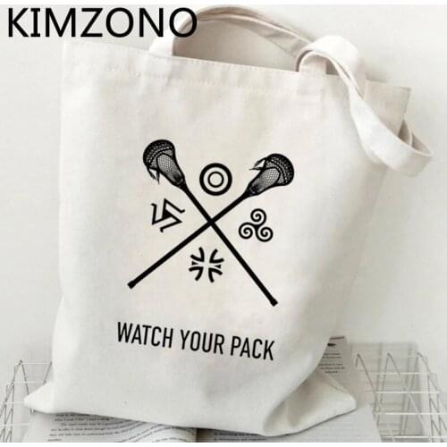 Teen Wolf shopping bag shopper shopper shopping cotton bag bolsas reutilizables bolsa compra fabric ecobag cabas