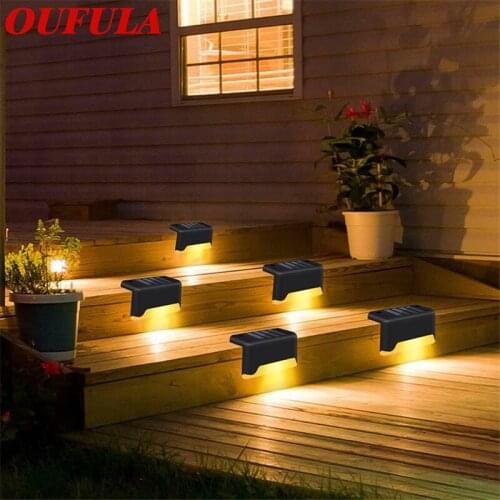 FAIRY Outdoor Wall Light Solar Step Light LED Waterproof Staircase Railing Garden Fence Light