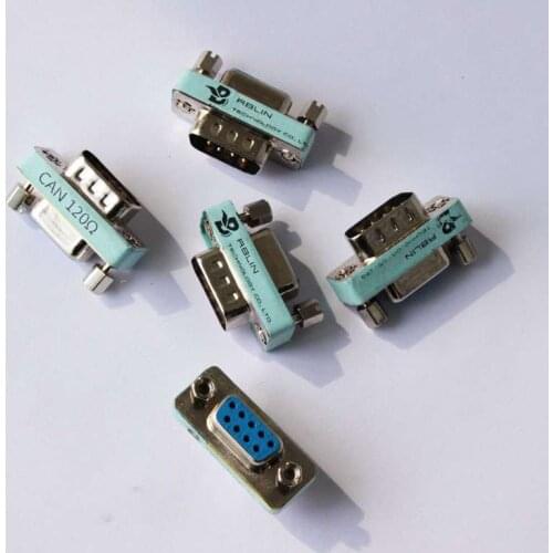 DB9 Type Male to Female CAN Network Terminal Resistance Compatible with RS485 Built-in 120Ohm
