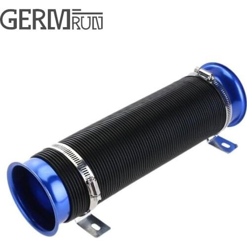 Universal 3in Flexible Air hose Air Intake Pipe Inlet Hose Tube Car Air Filter Intake Cold Air Ducting Feed Hose Pipe