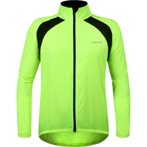 WOSAWE Waterproof Cycling Jersey Rain Jacket Ropa Ciclismo/Windproof Windcoat Bicycle Clothing MTB Bike Jacket Cycle windbreak