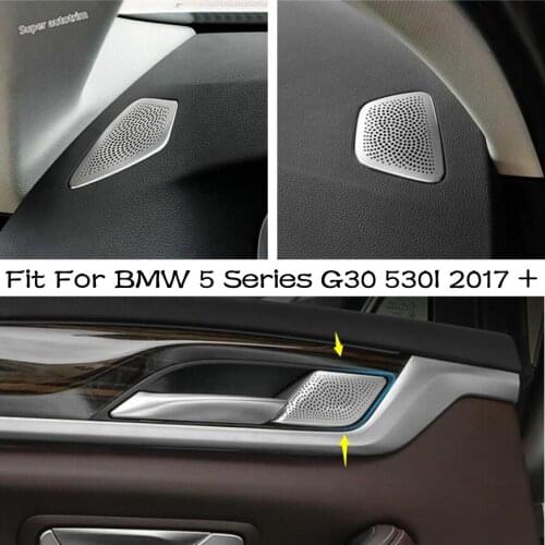 Dashboard Air AC Cover Rear Door Pull Handle Speaker Tweeter Trim Interior Accessories Fit For BMW 5 Series G30 530I 2017 - 2020