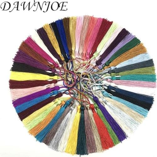 20pcs 8+5cm 20 Mix Colorful Cotton Silk Tassel Brush Charm Making Sati Tassels Pendant DIY Making Jewelry Findings Handmade