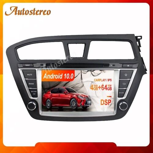 Android 9.0 Octa Core Car CD DVD Player GPS Navigation for HYUNDAI I20 2014-2019 Multimedia Player Recorder Radio Head Unit Tape