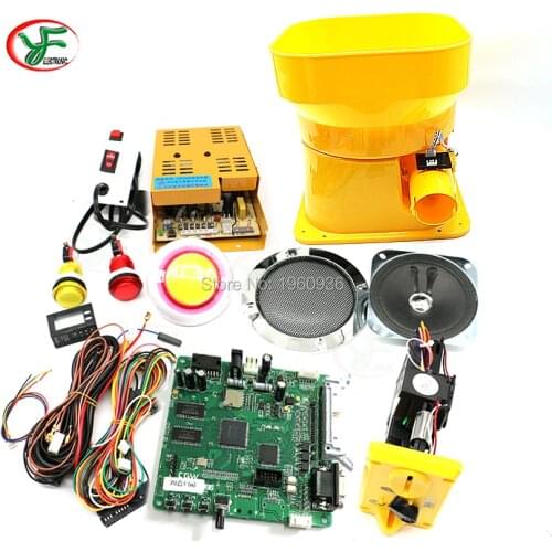 Childrens Game DIY English Version 61 in 1 Games West Cowboy Game DIY Kit With Power 45mm Capsule ball Hopper LED Button