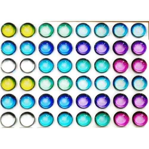 12mm 54pcs doll making supply glass eyes for stuffed toys