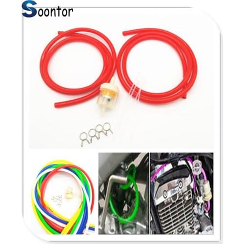 1M 2M Motorcycle Fuel Hose Oil Tube Filter Pipeline Rubber Line for BMW C600Sport C650Sport C650GT F650GS F700GS F800GS