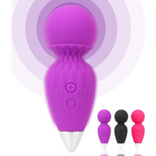Mini AV Magic Wand Vibrator Powerful AV Rod Vibrator Erotic Toys for Adult Clitoris Stimulator Sex Toys for Woman