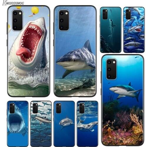 Ocean Whale Sharks fish For Samsung Galaxy A01 A11 A12 A22 A21S A31 A41 A42 A51 A71 A32 A52 A72 A02S Soft Phone Case