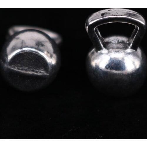 2Pcs Dumbbells Charms for Jewelry Making Charms Pendants Diy Jewelry Findings Accessories Handmade Jewelry 12X18mm