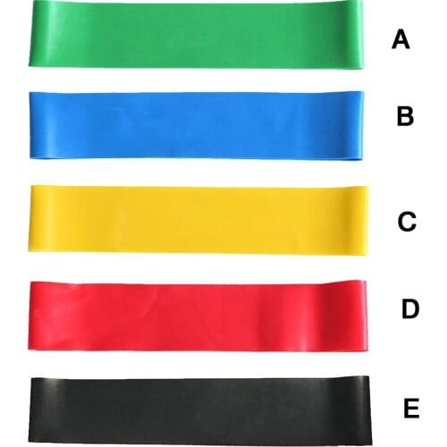 Yoga Resistance Rubber Bands Fitness Elastic Bands 0.35mm-1.1mm Training Fitness Gum Pilates Sport Crossfit Workout Equipment