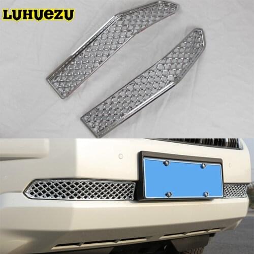 ABS Car Insect Screening Mesh Front Lower Grille For Toyota Land Cruiser Prado 150 2018 FJ150 Accessories