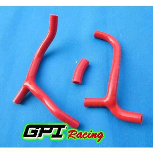 GPI silicone radiator hose FOR HONDA CRF450R CRF450 CRF 450R 2009 2010 2011 2012 09 10 11 12 red
