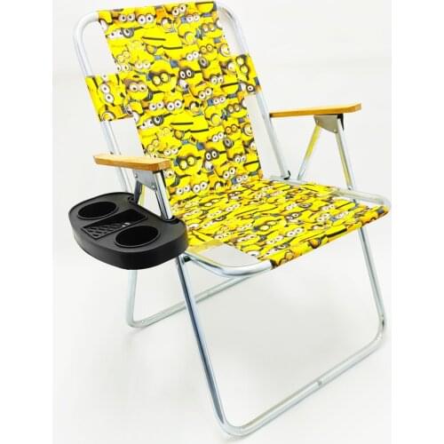 Petite Patterned Folding Camping Chair