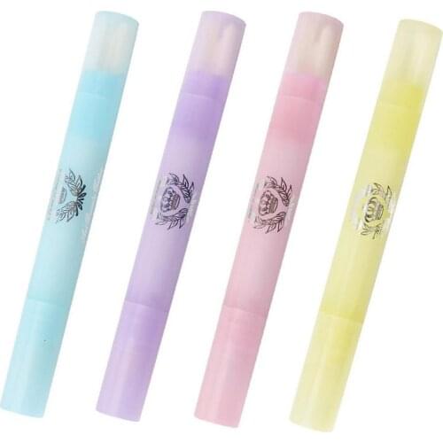 New 4 Colors Gel Nail Polish Remover With 3 Tips Polish Remove Pen Polish Corrector Pens Cleaning Eraser UV Manicure Tools