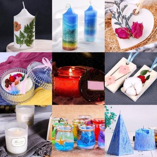 1Kg/bag High Quality Candle Making Material Soy Wax Candle Natural Gift Handmade Flakes Smokeless Scented Supplies For Diy P3J3