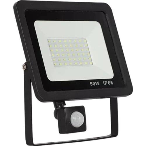 Motion Sensor LED floodlight 10 W 30 W 50 W 220 V floodlight reflector foco LED outside Waterproof IP65 Outdoor SpotLight