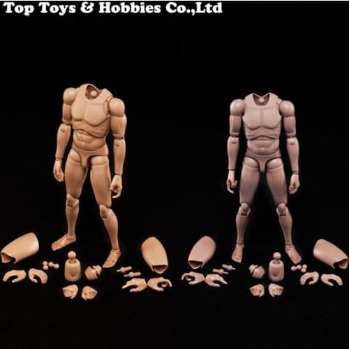 In Stock 1/6 Scale MX02 Male Body With Neck Connector Art Model Europe Skin/Asia Skin 12'' Action Figure Doll Toys