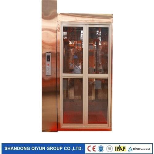 Qiyun CE & ISO 8.7m 250kg Vertical Home Lift Hydraulic Electric Elevator for Home Use
