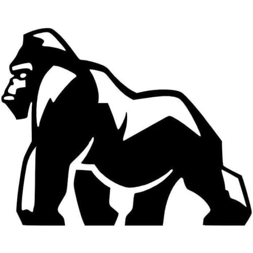 Funny Decorative Sticker Gorilla Vinyl Car Body Window Motorcycle Decal