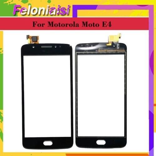10Pcs/lot Touchscreen For Motorola Moto E4 XT1767 XT1768 XT1765 XT1766 Touch Screen Digitizer Front Glass Panel Sensor NO LCD