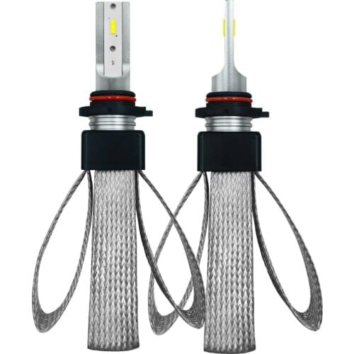 2pcs 60W LED car light 16000LM H1 H4 H7 H11 9005 9006 High-intensity LED headlights, aluminum strip heatsink design, 12V 24V