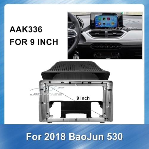 9 Inch Car Fascia Radio Panel Audio Frame for BaoJun 530 2018 Car refitting DVD frame GPS Navigation Fascia Panel CD Frame