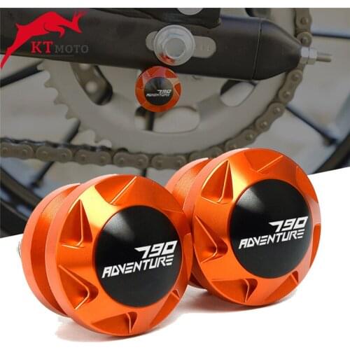For KTM 790Adventure R 790 Adventure S 2019-2020 10MM Motorcycle accessories CNC Aluminum Swingarm Spool Slider Stand Screws