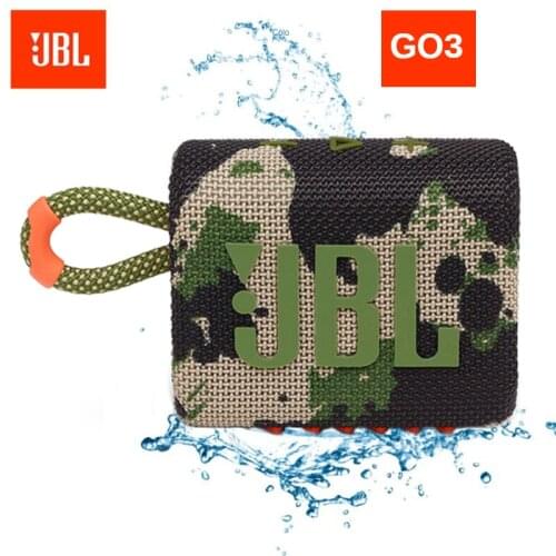 Original JBL GO 3 GO3 wireless Bluetooth Speaker Subwoofer Outdoor Speaker IP67 Waterproof Mini Speaker Bass Sound 9 colour