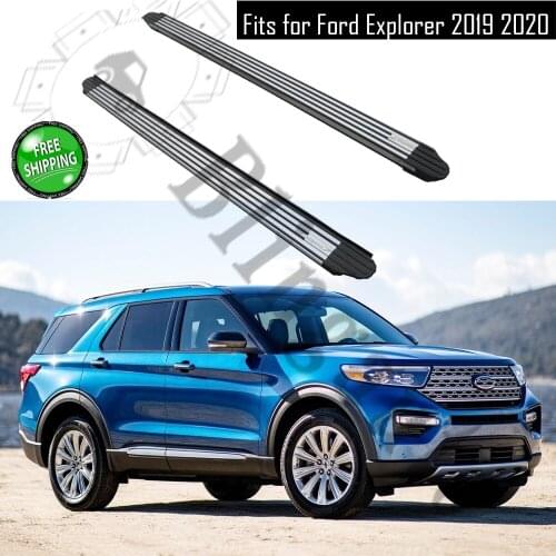 Aluminium alloy side step fits for F ord Explorer 2019 2020 running board Nerf bar pedal protector side stairs platform