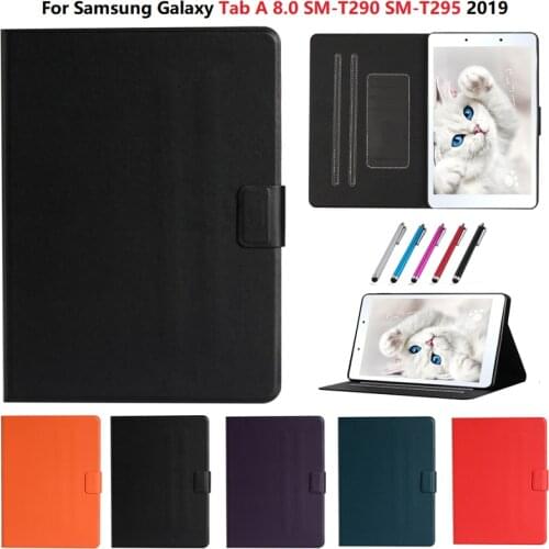 Tablet case for Samsung Galaxy Tab A 8.0 2019 SM T290 T295 T297 Funda Fashion Wallet Cover For SM-t290 Protective Tab A8.0 Shell
