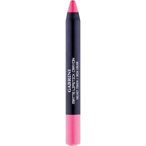 GABRİNİ Matte Lipstick Crayon - Velvet Touch - Rich Color No 16